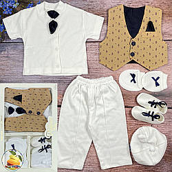 Святковий комплект одягу для малюка Розмір: 0-3 місяці (01665)