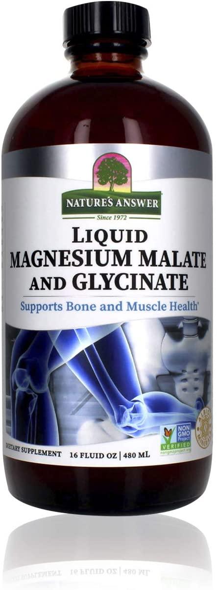 Nature's Answer Liquid Magnesium Malate and Glycinate 480 ml