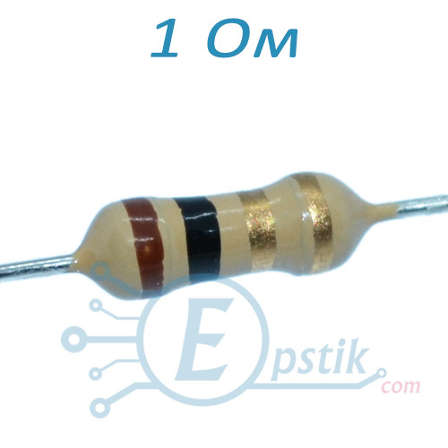 Резистор 1 Ом ±5% 0.25 Вт вивідний