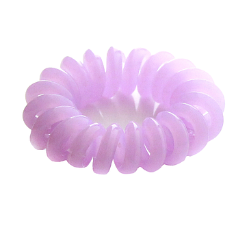 Гумка для волосся STARLOOK спіраль силіконова 3.5 см фіолетова