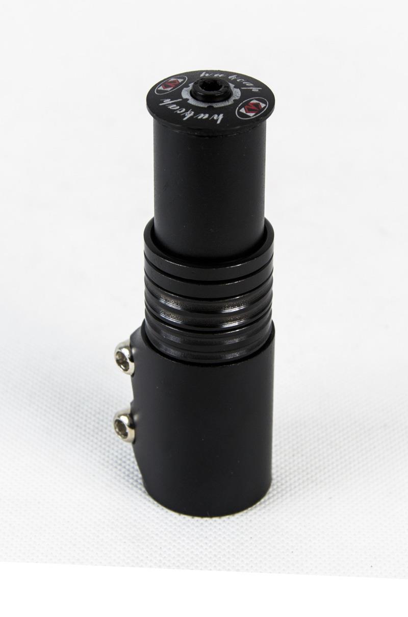 Адаптер для керма Taiwan 1-1/8" 28,6 117 мм, чорний (WKI034), фото 1