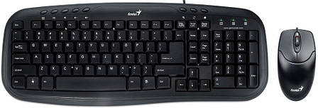 Комплект (клавіатура + мишка) Genius Smart KM-200 UA Чорний (31330003410), фото 3