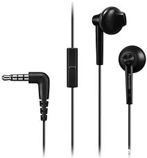 Наушники вкладыши вакуумные с микрофоном Panasonic RP-TCM55GC-K Черный, фото 4