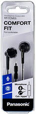 Наушники вкладыши вакуумные с микрофоном Panasonic RP-TCM55GC-K Черный, фото 5