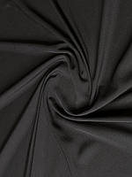 Тканина штапель чорний (ш. 140 см) для костюмів, спідниць, штанів, сарафанів, домашнього одягу.