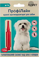 PR241266 Природа ProVET Профілайн для собак до 4 кг, 1 шт