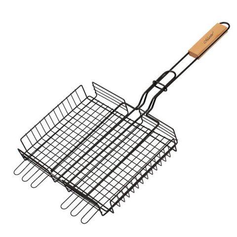 Решітка-гриль для барбекю Maestro 25×30 см з антипригарним покриттям 1002м, фото 1