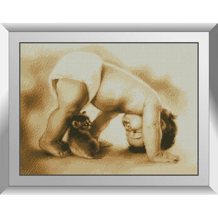 31634 Допитливий малюк Набор алмазной живописи, фото 1