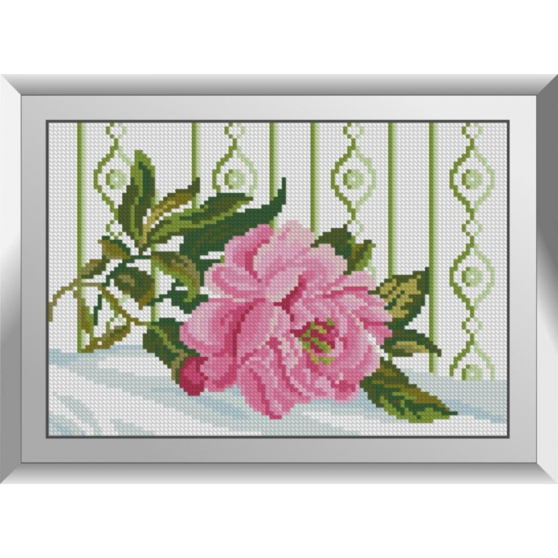 31646 Гілочка піона Набор алмазной живописи