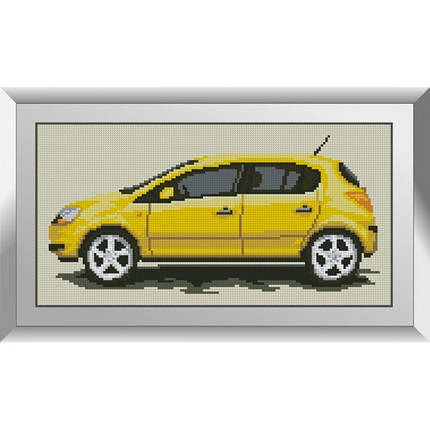 31663 Жовте авто Набор алмазной живописи, фото 1
