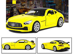 Машинка AMG GT R гоночна іграшкова 1:32  жовтий