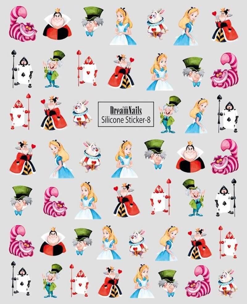 Стикери DreamNails Silicone Sticker 8.