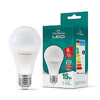 Led лампа Titanum a65 15w e27 4100K 220V