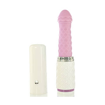 Розкішний вібратор-пульсатор з присоскою Pillow Talk - Feisty Thrusting Vibrator Pink Bomba💣
