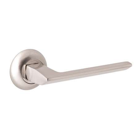 Ручки дверні роздільні Code Deco H-14105-A-NIS матовий нікель, фото 1