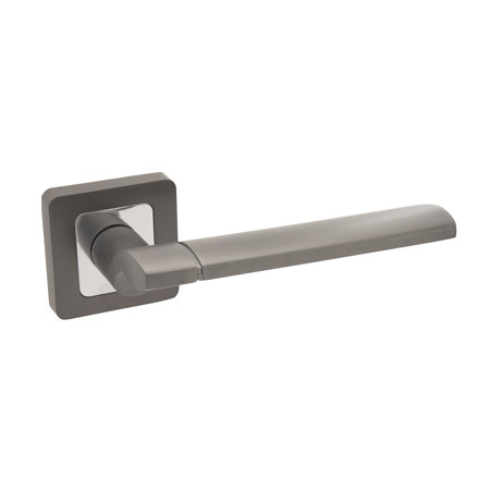 Ручки дверні роздільні Code Deco H-22092-A-GRF графіт, фото 1