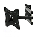 Кронштейн для телевізора 14-42" HDL-117, до 35 кг / Настінне кріплення для ТВ з поворотом, фото 2