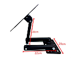 Кронштейн для телевізора 14-42" HDL-117, до 35 кг / Настінне кріплення для ТВ з поворотом, фото 4