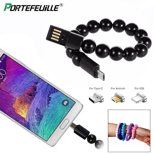 Купить Стильный браслет зарядка USB тип С, цена 200 ₴ — Prom.ua (ID ...