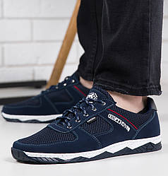 Чоловічі кросівки сітка сині 40р