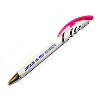 Ручка экстра "Jesus is my choice", розовая