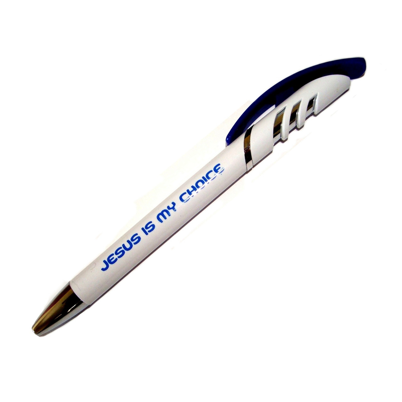 Ручка екстра "Jesus is my choice", синя