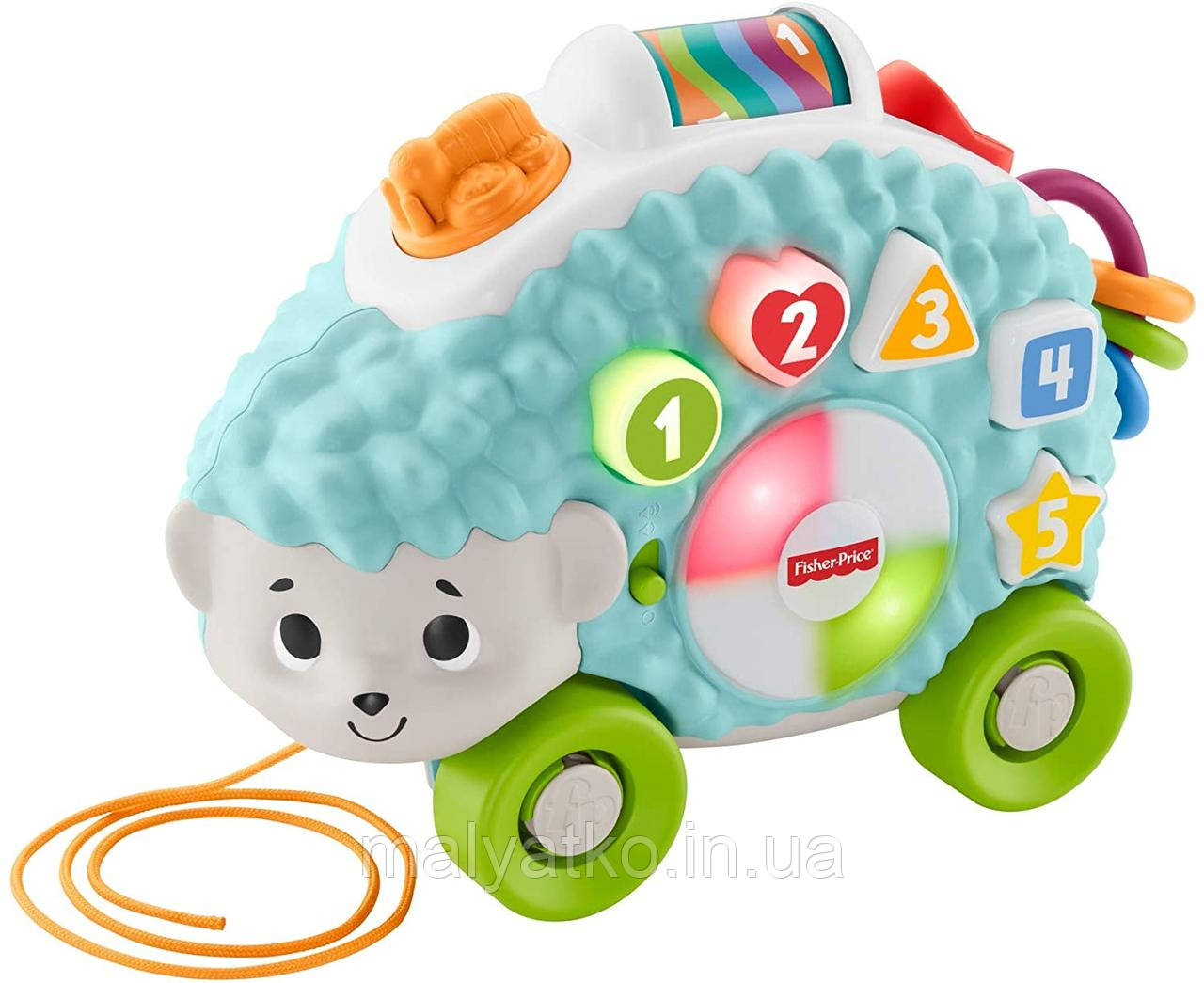Інтерактивна їжачок сортер Фішер-Прайс Fisher-Price Linkimals Happy Shapes Hedgehog