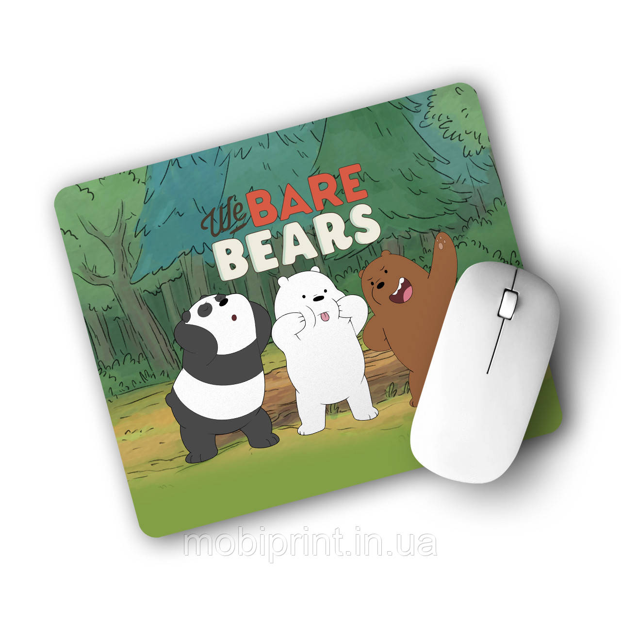 Килимок для мишки Вся правда про ведмедів (We Bare Bears) (25108-2667)