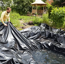 Плівка чорна Shadow 150 мкм 36 кг (1.5 х 3 м) 100 м для мульчування та будівництва, фото 3