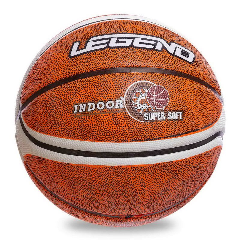 М'яч баскетбольний LEGEND BA-1912 гумовий №7 коричневий