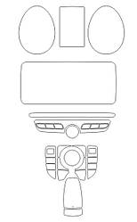 Комплект викройок для салону MERCEDES-BENZ C-CLASS AMG 2018