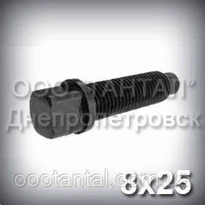 Гвинт М8х25 ГОСТ 1486-84 установлювальний з квадратною головкою і ступеневим кінцем зі сферою DIN 480, фото 1