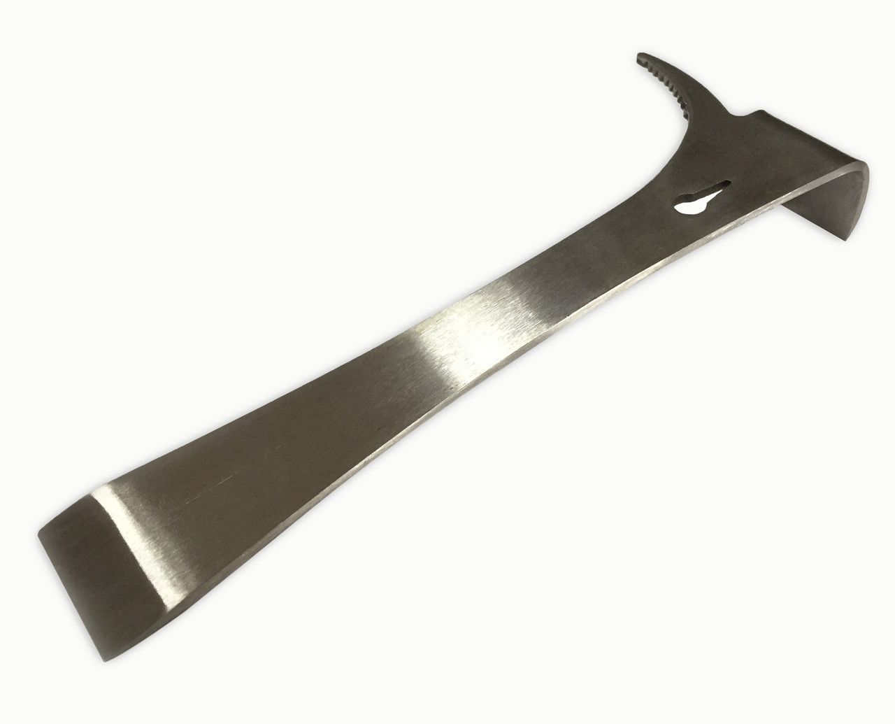 Стамеска пасічна з нержавійки, з лівою козячою ніжкою, 210 мм