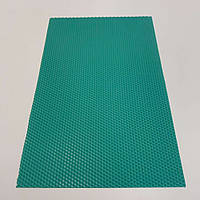 Кольорова вощина для виготовлення свічок, лист 41х26 см, бірюзова