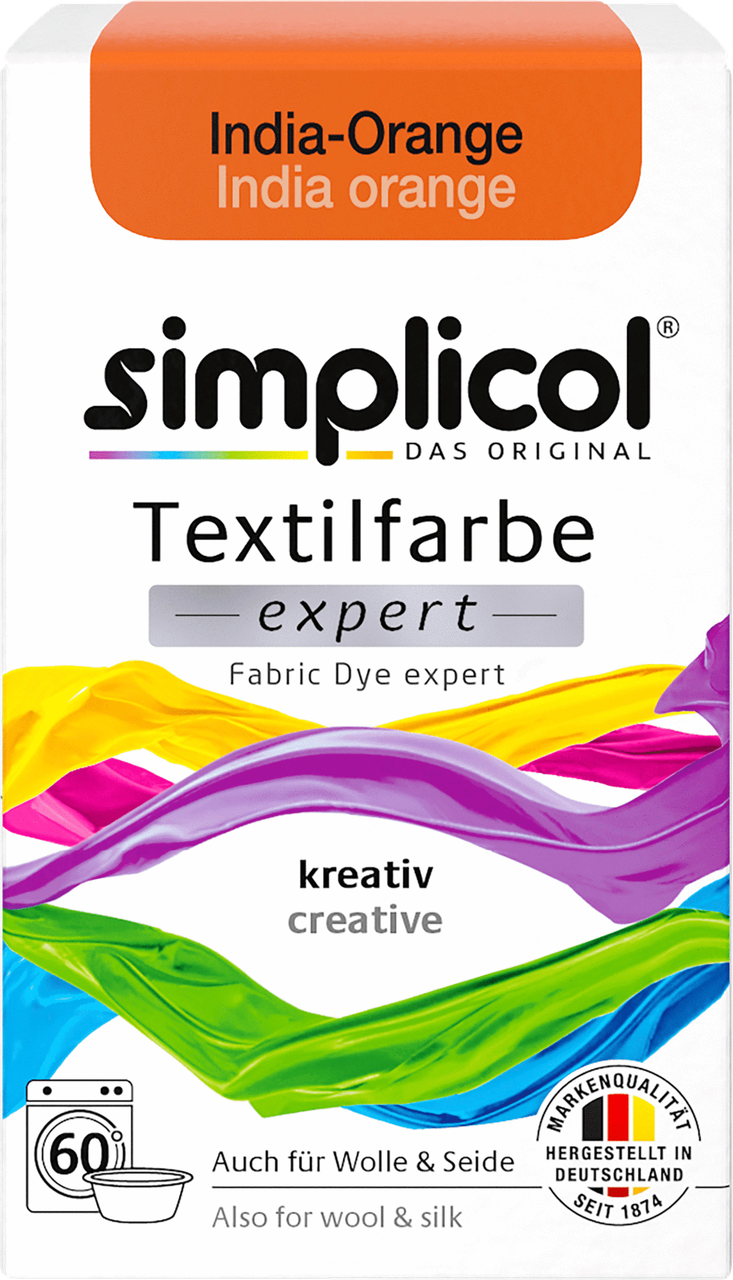 Текстильна фарба Simplicol Textilfarbe еxpert India-Orange, 150 м