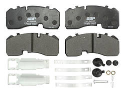 Колодки гальмівні BPW SKH, SKM SB3745T (SB6) 211*92*30 0509290040 29094 03057009600 04057439600 07-P29165