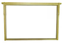 Рамка для вуликів Дадан (435х300) ЛЮКС, еврошип верх і низ, з розд. Гофмана