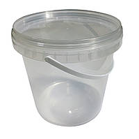 Відро для меду з кришкою та ручкою 1 л