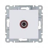 Розетка ТВ (сріблястий) Lumina Hager