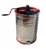 Медогонка 3-рамкова не поворотна, бак, ротор, касети нержавіючі