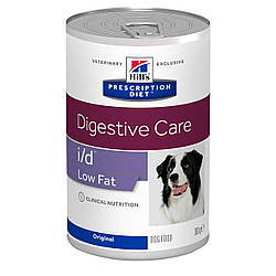 Консерви Hill's Wet PD Canine I/D Low Fat (Хіллс при панкреатиті, гіперліпідемії, чутл до жиру) 360г