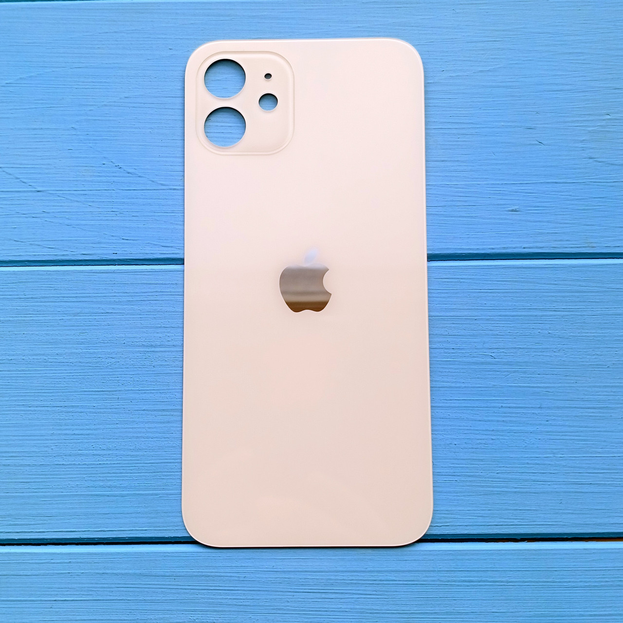 Задня панель корпуса Apple iPhone 12 Silver Big Hole