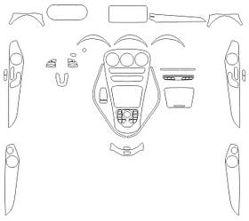 Комплект викройок для салону MERCEDES-BENZ C-CLASS AMG 2019
