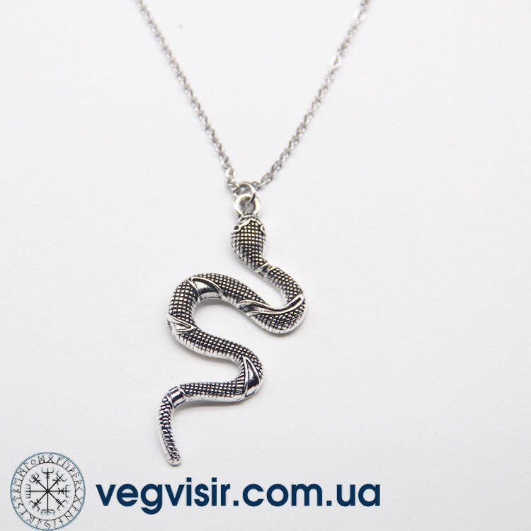 Шикарна модна трендова підвіска кулон Snake Змія у вигляді змії