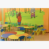 Стіл дитячий "Квітка", регулюється на ростові групи № 1-3, фото 5