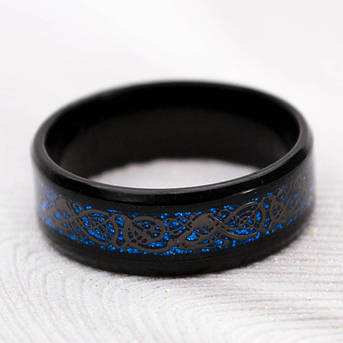 Кільце дракон чорне RBV-102, фото 1