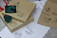 Оригінальна печатка для брендування паперових пакетів і картонних коробок, штамп для нанесення логотипу