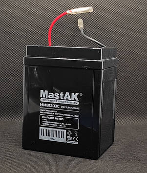 Акумулятор МastAK MMB1203C 12v 2,5 Ah
