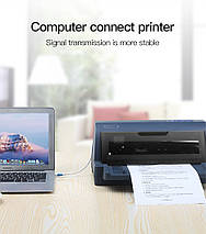 Кабель USB-Type-B 2.0 Vention 1.5m 480Mbps Printer Black (COQBG), фото 5