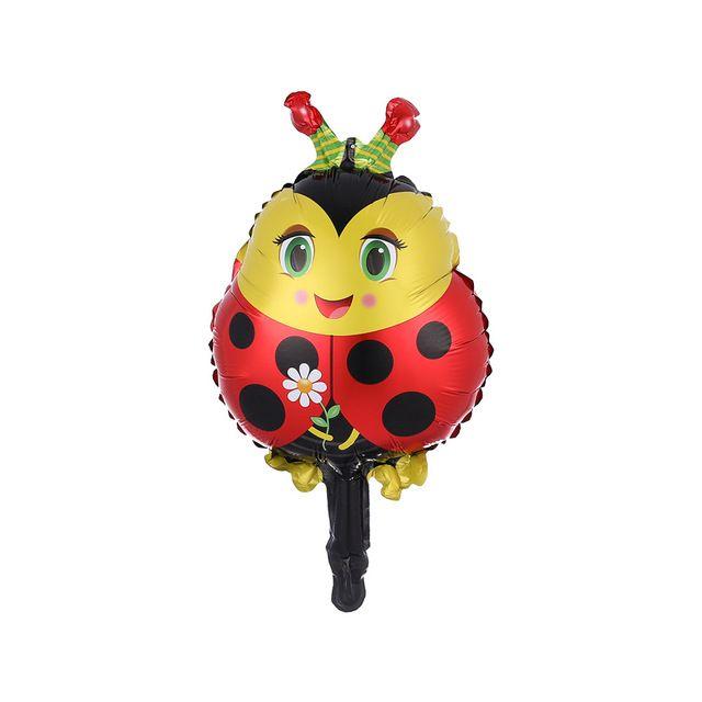 Фольгована кулька міні фігура Божа корівка, фото 1